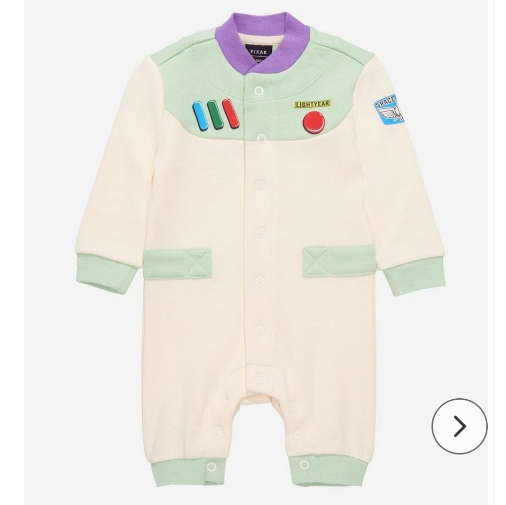 Disney Pixar Toy Story Buzz Lightyear Spacesuit 12 month One-Piece - BoxLunch